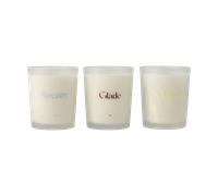Scandi Living Coffret cadeau Bougie parfumée 70g lot de 3 Stream/Glade/Meadow