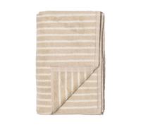 Scandi Living Drap de bain Drift 100x150 cm Beige-blanc