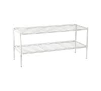 Scandi Living Étagère à chaussures Nod 80x30x37 cm White