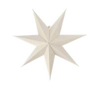 Scandi Living Étoile de l'avent blanche Bare 45 cm