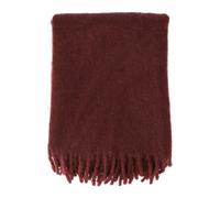 Scandi Living Plaid Dune en mohair 130x170 cm Plum