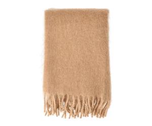 Scandi Living Plaid Dune en mohair 130x170 cm Wheat