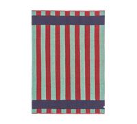 Scandi Living Plaid en laine Aisles 130x180 cm Vert