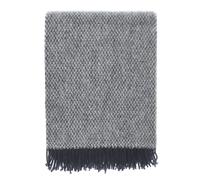 Scandi Living Plaid en laine Sandstone 130x180 cm Indigo bleu
