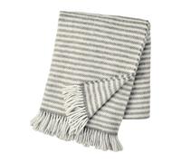 Scandi Living Plaid en laine Tidal 130x180 cm Gris foncé