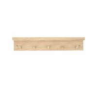 Scandi Living Porte-patères Alley avec étagère Chêne