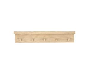 Scandi Living Porte-patères Alley avec étagère Chêne