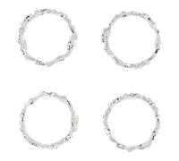 Scandi Living Ronds de serviette Vine 4 pièces Ø4.7 cm Alliage de zinc