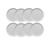 Scandi Living Sandsbro petite assiette Blanc cassé. Ø20 cm. lot de 8