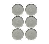 Scandi Living Sandsbro petite assiette gris clair. Ø20 cm. lot de 6