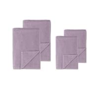 Scandi Living Set de serviettes Drift 4 pièces Violet