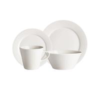 Scandi Living Set de vaisselle Kalk 16 pièces - Blanc