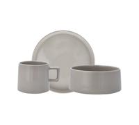 Scandi Living Set petit-déjeuner Taper 12 pièces - Gris clair