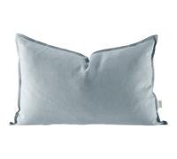 Scandi Living Taie d'oreiller en lin Calm 40x60 cm Bleu ciel