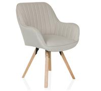 SCANDI SOFT - Chaise rembourrée Crème