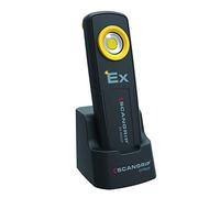 Scangrip 03.5600 Uni-Ball EX Explosion Protégée Batterie de lampe de Travail à Main avec Station de Chargement