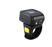 Scanner Bluetooth Bague sans Fil Mini Doigt Barcode à Barres 1D 2D pour Points de Vente en supermarché(2D Scanner)