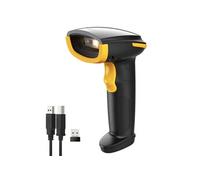 Inateck Lecteur code-barres 2D BCST-23 Bluetooth & USB, Aztec/Data Matrix/QR, Noir/Jaune