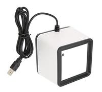 Scanner de Codes à Barres de Bureau 1D 2D QR, Scanner de Lecteur de Codes à Barres de Bureau Omnidirectionnel, Lecteur de Codes à Barres Automatique Mains Libres, pour Supermarché, Bibliothèque