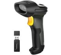 Scanner de codes à barres sans fil 1d, lecteur de codes à barres bluetooth, 100 mètres de portée de transmission, lire les codes-barres sur l'écran G