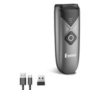 Scanner de codes-barres 2D et 1D Bluetooth, mini-lecteur de codes-barres portable sans fil