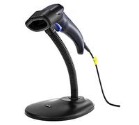 Scanner de codes-barres 2D filaire - Lecteur de codes-barres omnidirectionnel avec câble USB