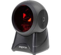 Scanner de codes-barres de bureau approx appls06omini connexion bidirectionnelle multi-lignes usb couleur noir