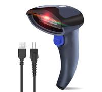 Scanner de codes-barres filaire, technologie CCD, lecteur manuel USB - 200 lectures par seconde - Conception ergonomique