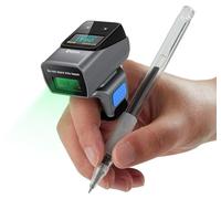 Scanner de codes-barres portable - EY-038Pro - 2D - Bluetooth - Conçu pour être porté au doigt - Petit écran intégré - 100 scans par seconde - USB