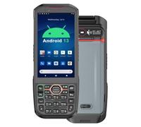 Scanner de codes-barres pour PDA, système d'exploitation Android 13, 6+64 Go de stockage, lecture de codes 1D/2D/QR, connectivité 4G LTE, NFC