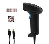 Scanner de codes-barres sans fil, lecteur portable ergonomique pour les codes-barres 1D et 2D