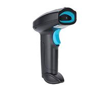 Scanner de Codes-Barres USB Portatif, Lecteur de Codes QR sans Fil, Lecture à 360°, étanche à la Poussière, Conception Ergonomique avec éclairage Auxiliaire pour Une Utilisation