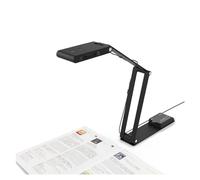 Scanner de documents portable Caméra de documents USB avec micro à réduction de bruit AI - Capture 13MP 4K Ultra HD au format A3, double mode automatique, lumière LED pour ordinateur de bureau/ordinat