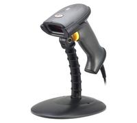 Scanner laser portable avec lecteur de codes-barres, connexion USB et clignotement automatique mains libres