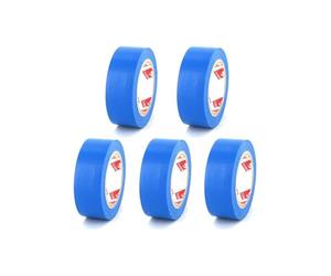 Scapa Lot de 5 rubans adhésifs électriques PVC - Bleu - 15mm - 2702B-15