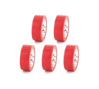 Scapa Lot de 5 rubans adhésifs électriques PVC - Rouge - 15mm - 2702R-15