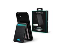 SCAPADE MagCard Pro - Portefeuille MagSafe traçable - Fonctionne avec Apple Localiser, Support intégré, 3 emplacements pour Cartes, sans abonnement, Support magnétique Fin pour iPhone