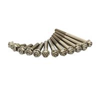 SCAR Vis en Titane M6 - Tête hexagonale à embase 10 12 15 18 20 25 28 30 35 40 45 50 55 60 65 70 75 80mm - 25mm