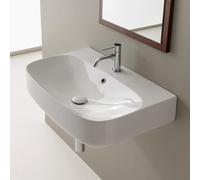 Scarabeo Moon Lavabo mural, 5508BK,