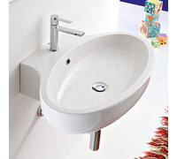 Scarabeo Planet Lavabo mural, 8109BK,