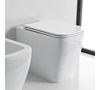 Scarabeo Teorema 2.0 Cuvette au sol avec Clean Flush, 5138CLBK,
