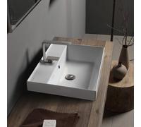 Scarabeo Teorema 2.0 Vasque à encastrer par-dessus, 5109BK,