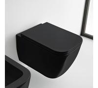 Scarabeo Teorema 2.0 WC suspendu avec Clean Flush, 5126CL35BK,