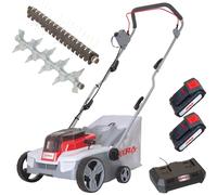 Scarificateur à batterie 3-en-1, 32 cm, incluant 2 batteries de 20V 2Ah