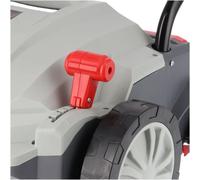 scarificateur/aérateur pour gazon, entraînement électrique, puissance élevée 1500 W, 3000 tr/min, largeur de travail de 32 cm, faible niveau sonore, sac de récupération de 30 litres, avec
