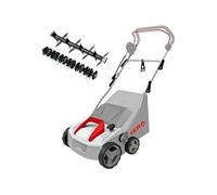 Scarificateur Démousseur électrique 1800W Profondeur de travail 23cm Bac à herbe 40L Aérateur de pelouse Entretien gazon IKRA