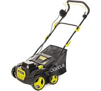 Scarificateur électrique sans fil 36V, livré sans batterie ni chargeur, B | Largeur de travail de 380 mm · Collecteur de 45 litres · Réglage de la profondeur · 3000 tr/min