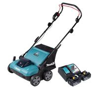 Scarificateur sans fil Makita DUV 320 RT2 18 V 32 cm 30 l Brushless + 2 batteries 5,0 Ah + chargeur