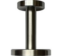 scarlet espresso | Tamper « LM1 DUO » 41 et 58/58,5 mm inox Usiné avec précision par CNC, acier inoxydable, tamper professionnel, taille : 58,5 mm, couleur : acier inoxydable