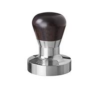 Scarlet Espresso | Tamper « Passion » pour barista ; avec manche ergonomique en PVC ou en bois précieux au choix et base en acier inoxydable de précision (57 mm)